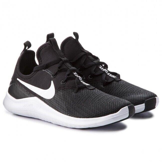 Nike Free Trainer 8 942888-001 Women`s Black/white Training Athletic Shoes HD559 - Black/White