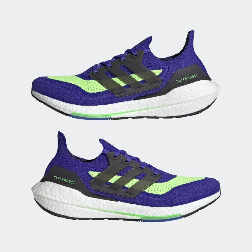 Adidas Ultraboost 21 Men s Athletic Running Sneakers Shoes S23873 Sz 11 DS