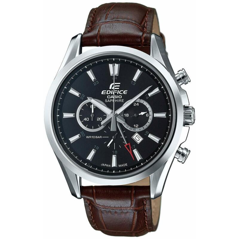 Casio Edifice Sapphire Crystal Stopwatch Dual Stainless-steel EFB-504JL ...
