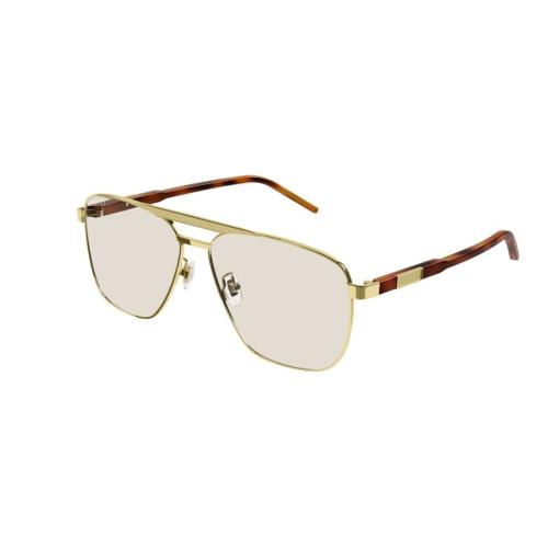 Gucci GG1164S 003 Gold/yellow Men`s Sunglasses