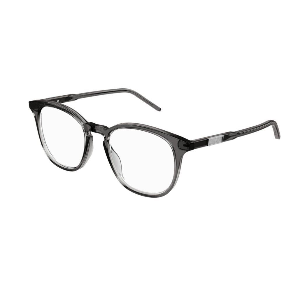 Gucci GG1157O 005 Grey Rectangle Men`s Eyeglasses