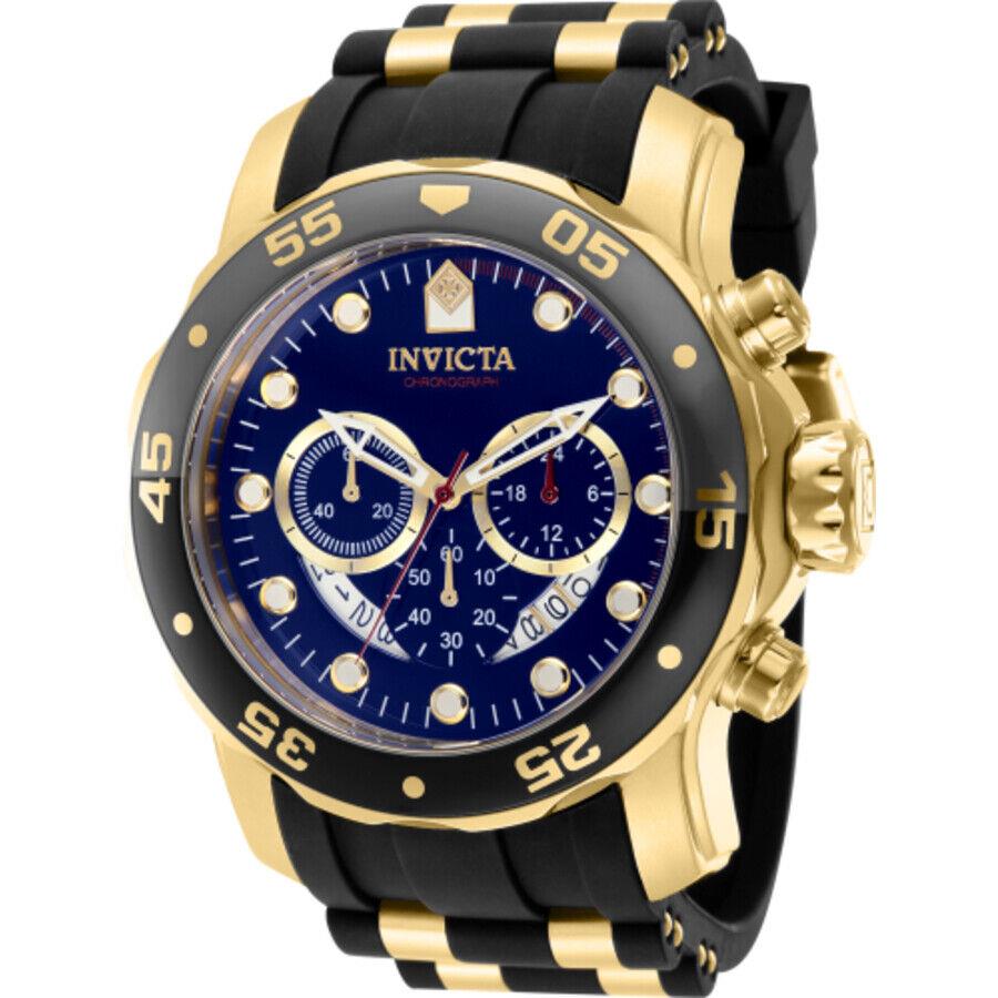 Invicta Pro Diver Chronograph Quartz Blue Dial Men`s Watch 37229