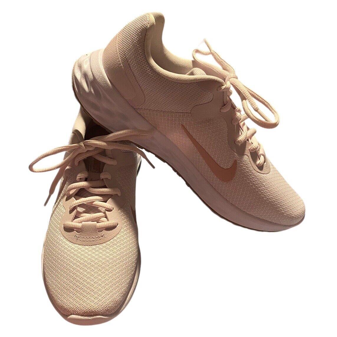 Women Nike Revolution 6 NN Running Shoes Light Violet/champagne White Size 8.5 - Light Violet/Champagne-White