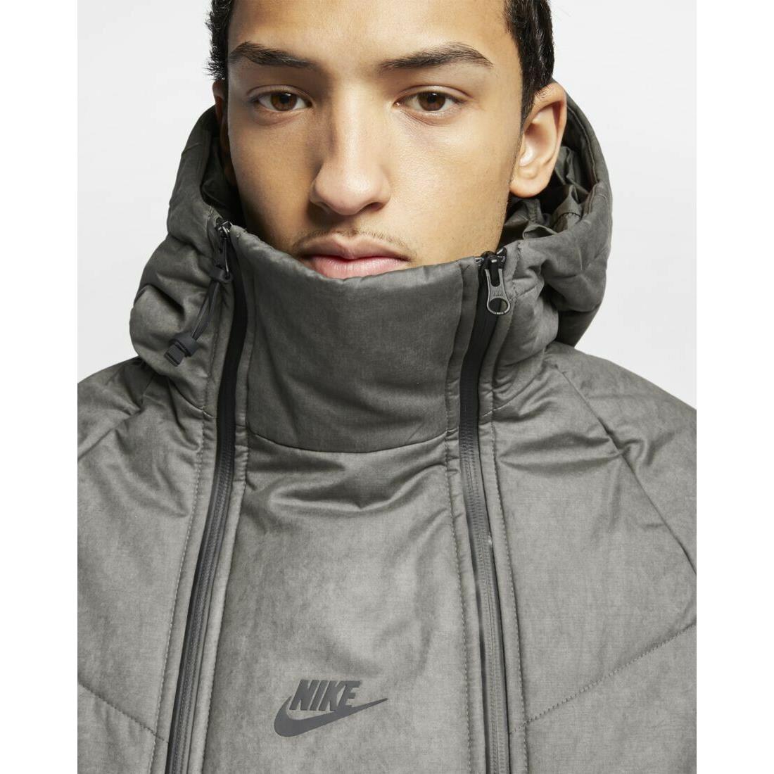 Nike Sportswear Tech Pack Thermore Synthetic Fill Jacket Grey Black 928885-001 L