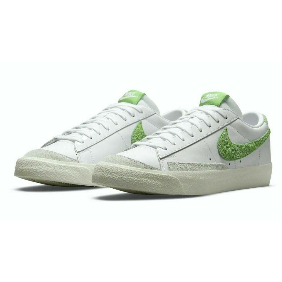 Nike Blazer Low 77 Vintage Mens Size 9 Sneaker Shoes DJ6193 100 Green Sail
