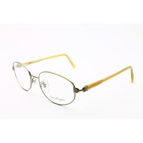 Vintage Salvatore Ferragamo 1546 577 Eyeglass Frame Size: 53-18-135