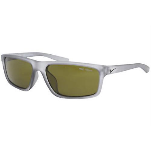 Nike Chronicle-e CW4655 012 Sunglasses Women`s Matte Wolf Grey/terrain Tint Lens - Gray Frame, Brown Lens