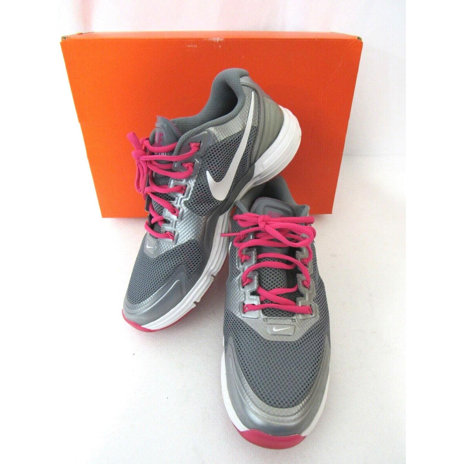 Nike Lunar TR1 Men`s Sz 9.5 Cross Trainer Gray/pink 529169-026