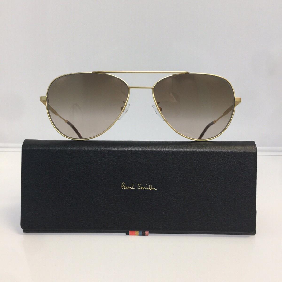 Paul Smith Angus V2 Matte Gold Aviator Sunglasses