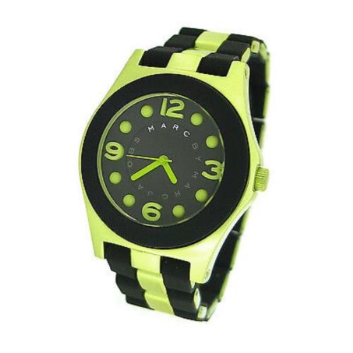 Marc BY Marc Jacobs Metallic Lime Aluminum Silicone 50M Ladies Watch MBM3503