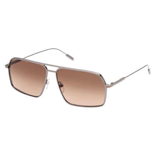 Ermenegildo Zegna EZ0193 Sunglasses Men Aviator 62mm | 889214291028 ...