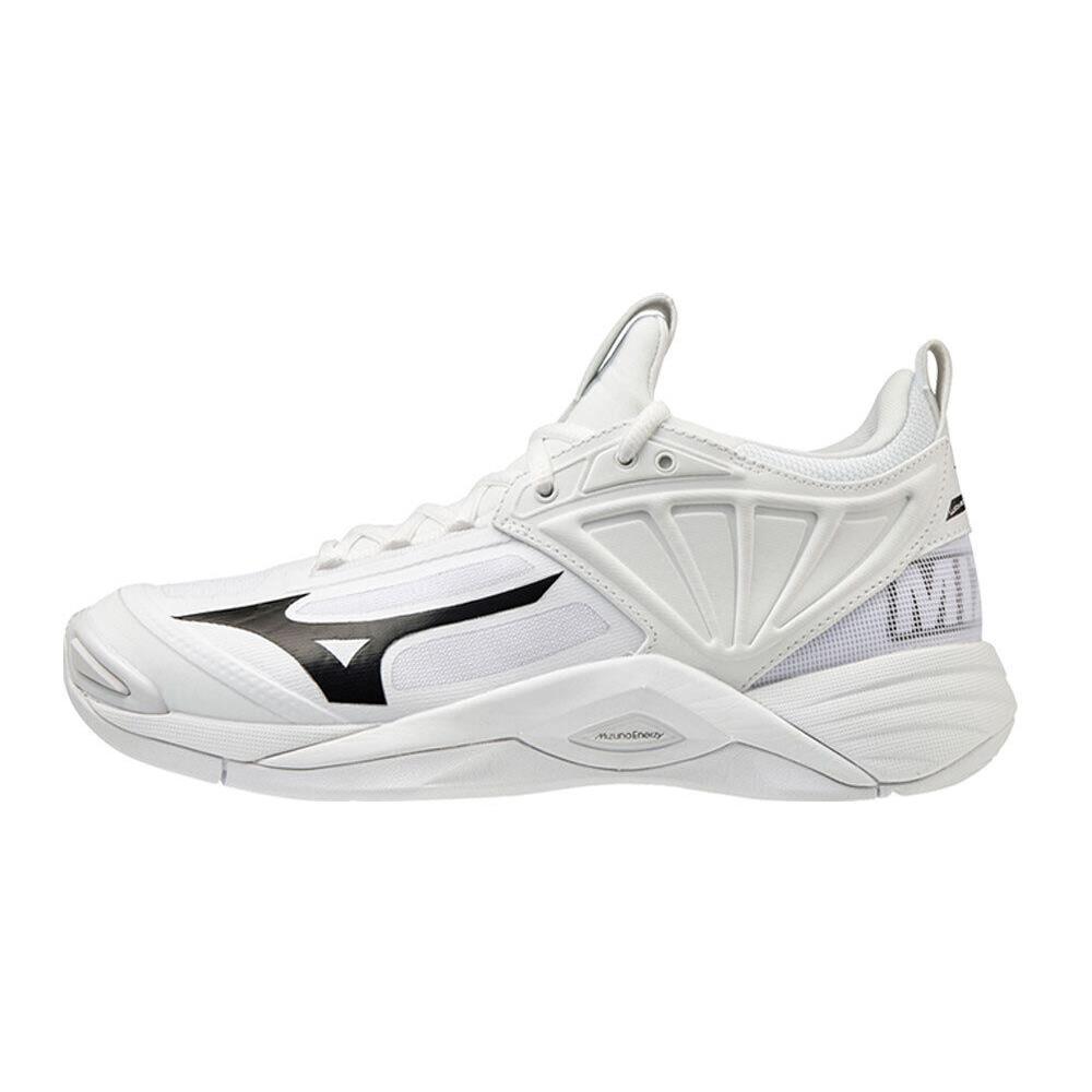 Mizuno Women`s Wave Momentum 2 Shoes White/Black