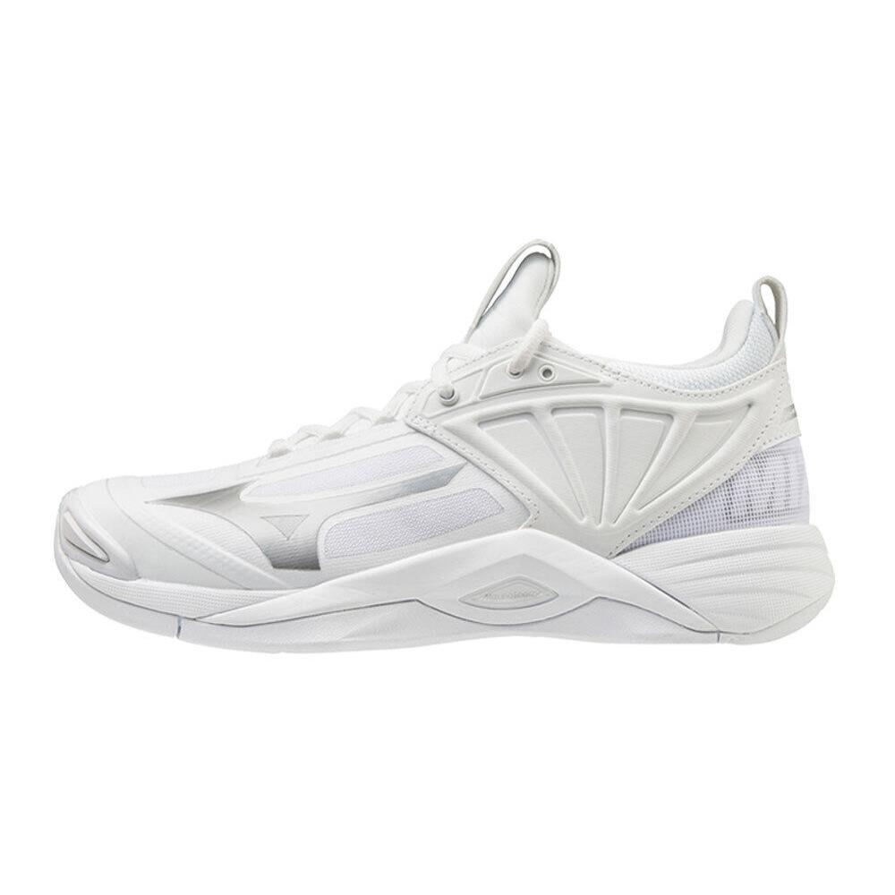 Mizuno Women`s Wave Momentum 2 Shoes White/Silver