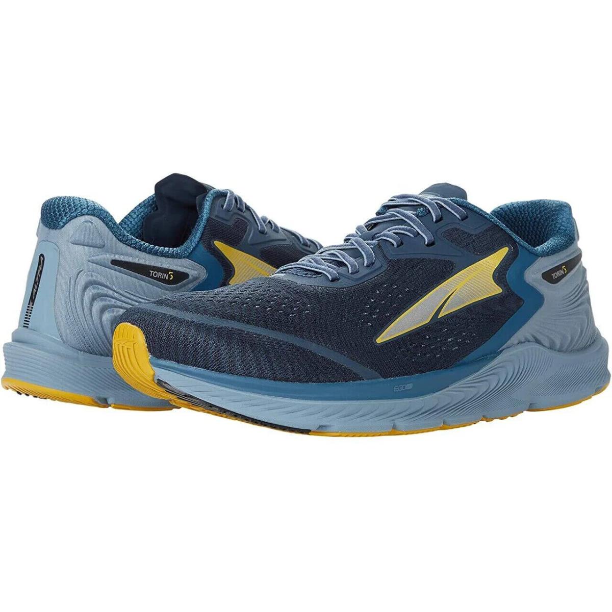 Altra Torin 5 Running Shoes Men`s Size 12 Wide Majolica Blue AL0A547P408