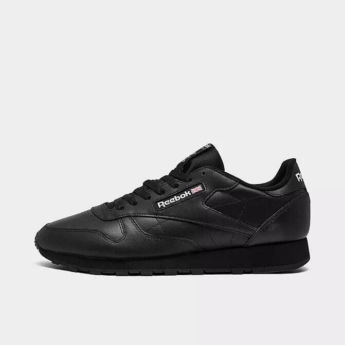 Mens Reebok Classic Leather GY0955 /core Black/pure Grey Shoes