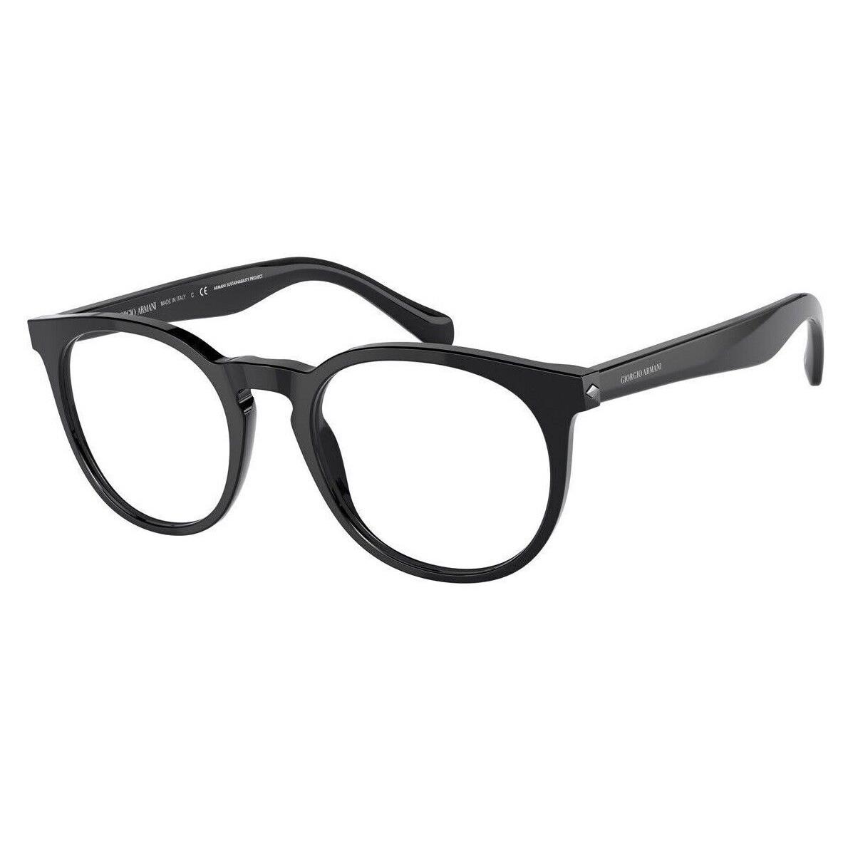 Giorgio Armani AR7214 5875 Eyeglasses Black Oval 49mm AR 7214