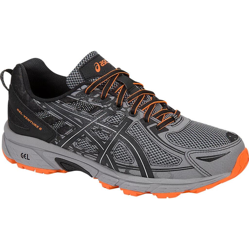 Asics Gel-venture 6 T7G1Q.9616 Men`s Grey/black Running Shoes Size US 14 ST117