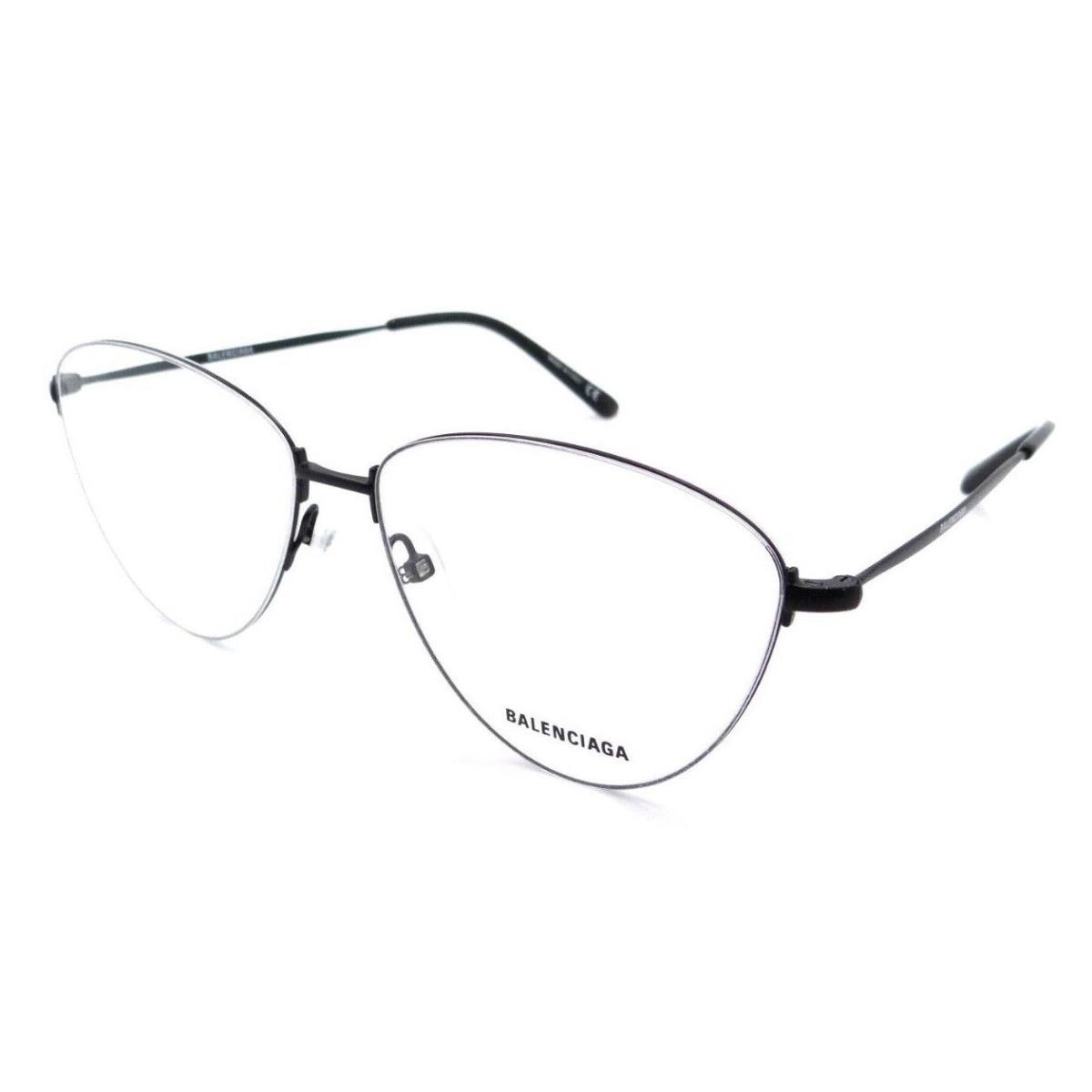 Balenciaga Eyeglasses Frames BB0034O 001 58-14-145 Black Made in Italy ...