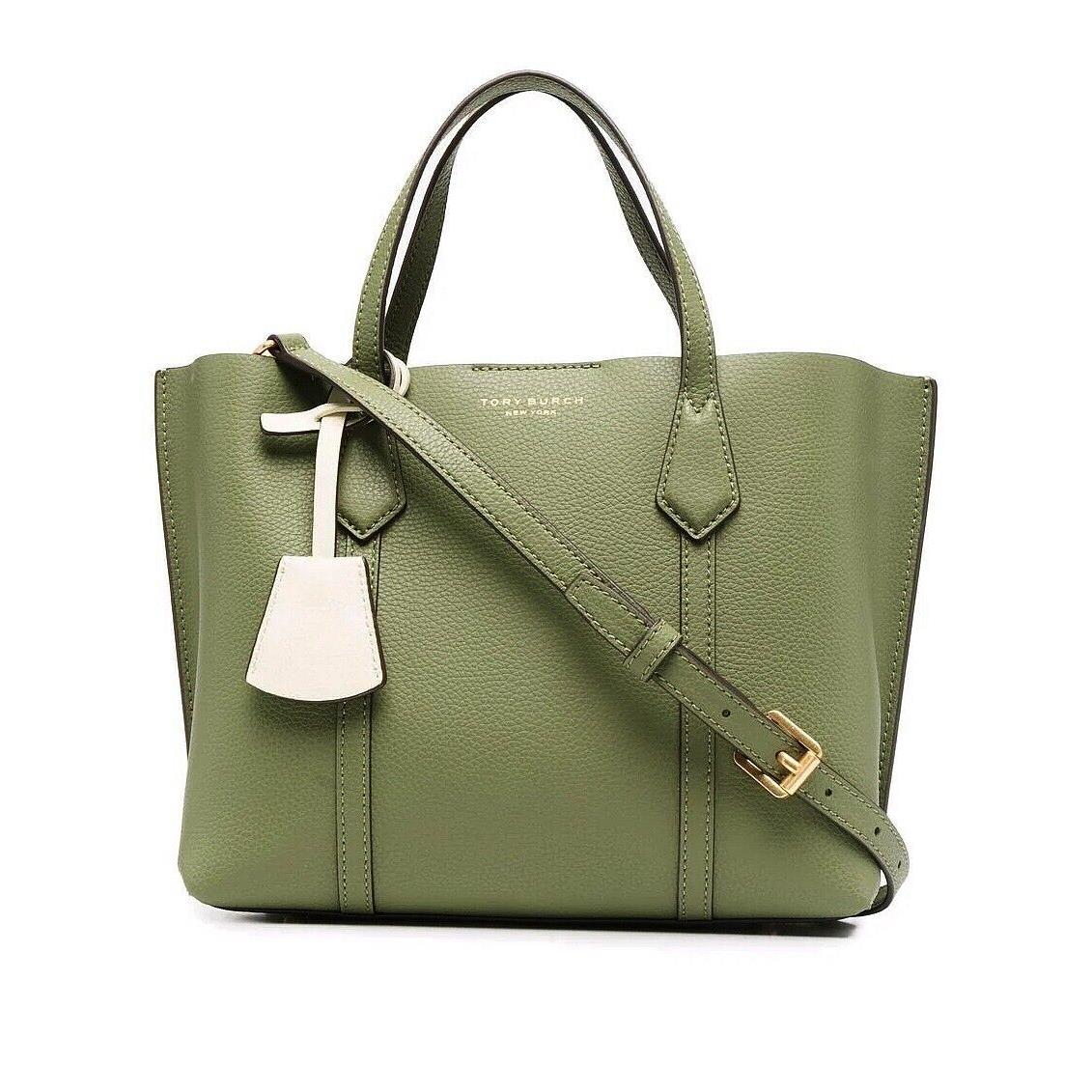 Tory Burch Perry Small Leather Satchel Crossbody Shoulder Bag Daphne Green  - Tory Burch bag - 192485409987 | Fash Brands