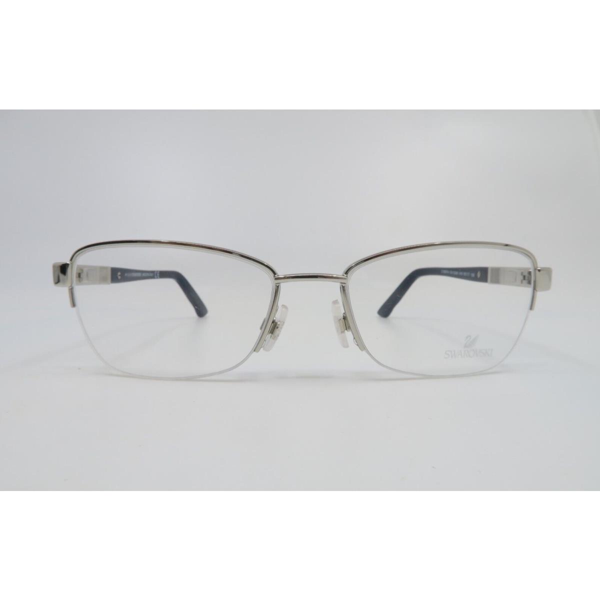 Swarovski Cyberia SK 5068 016 53mm Silver/black Semi Rimless Eyeglasses