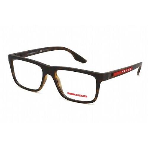 Prada Sport PS 02OV 5811O1 Eyeglasses Havana Frame 53mm