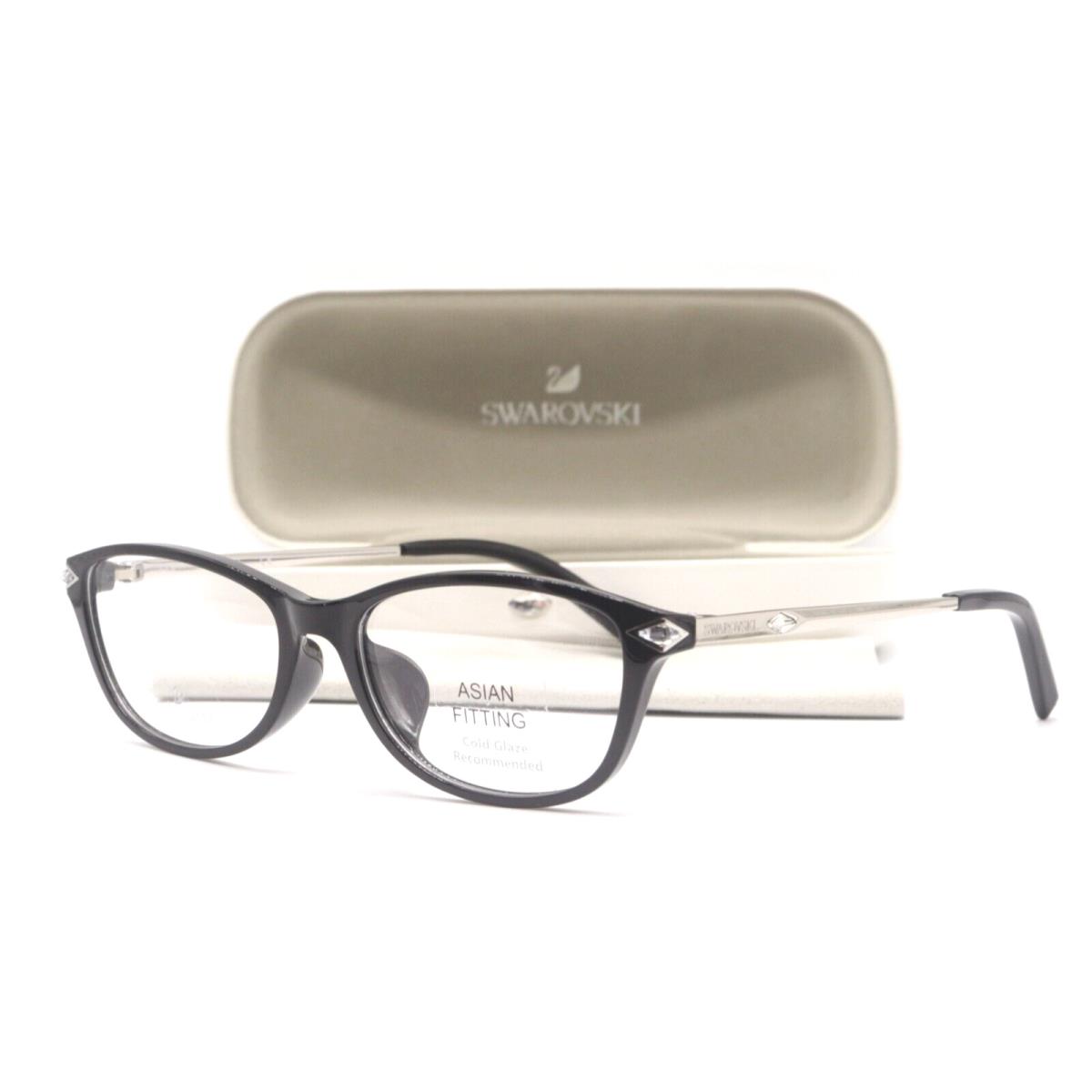 Swarovski SK 5293-D 001 Black Silver Studs Frames Eyeglasses 52-16