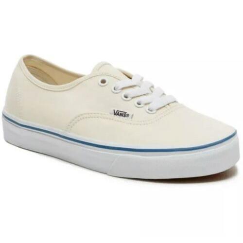 Vans Mens Womens Off White VN000EE3WHT Canvas Low Top Skateboard Shoes