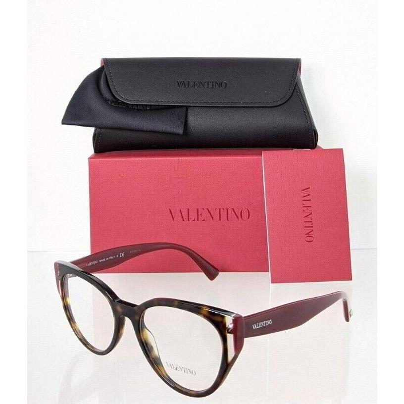 Valentino Eyeglasses VA 3030 5002 51mm Tortoise Burgundy