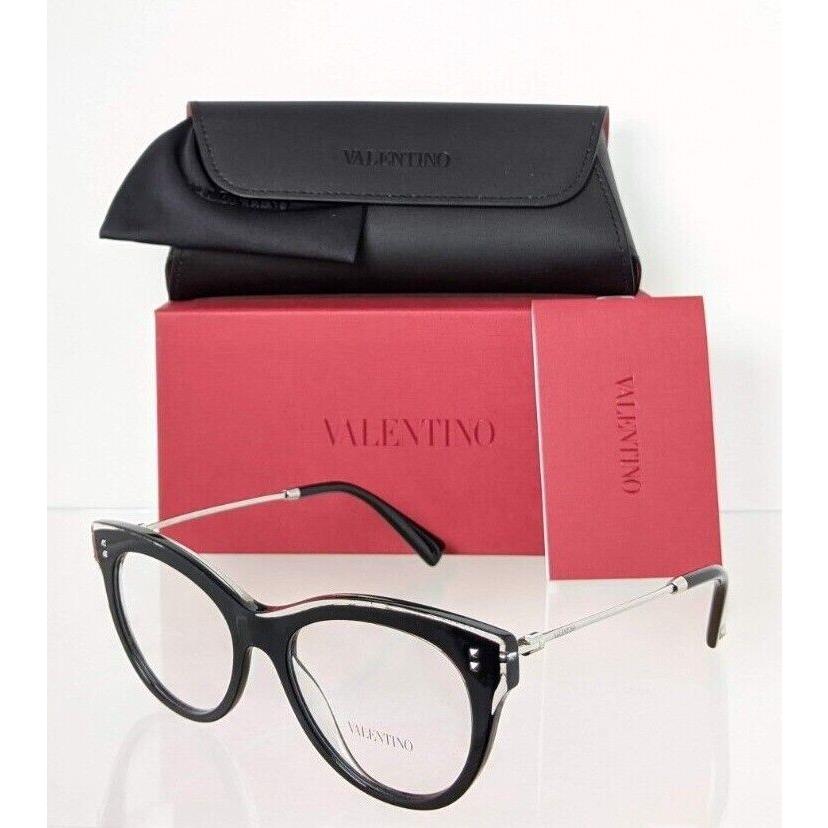 Valentino Eyeglasses VA 3023 5086 52mm Black Gold Frame