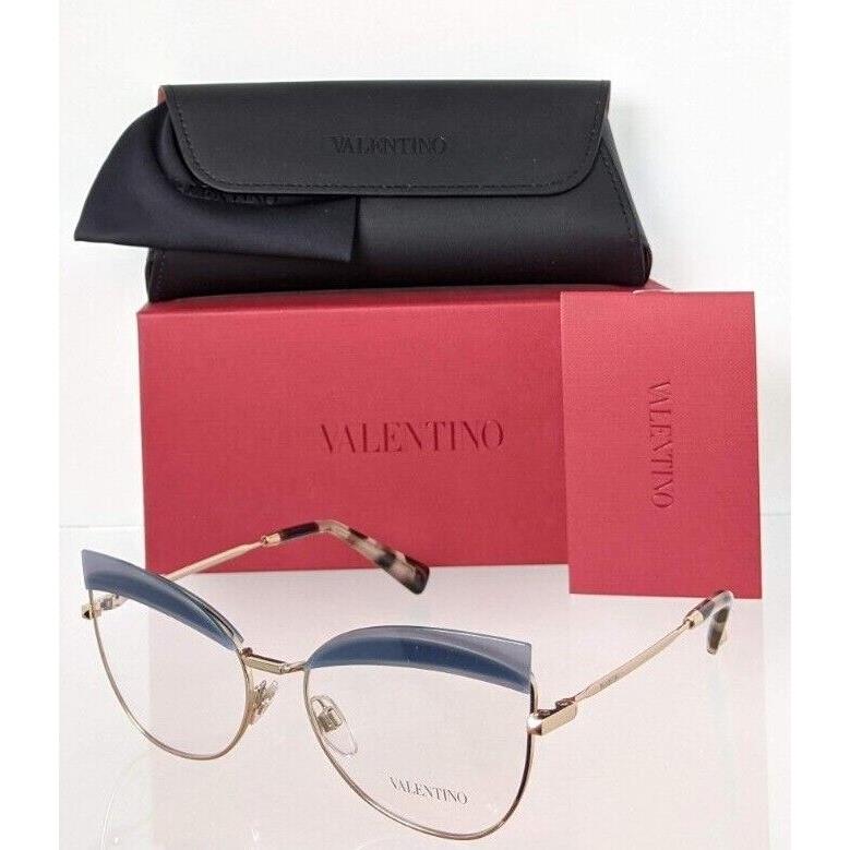 Valentino Eyeglasses VA 1014 3004 54mm Blue Gold Frame