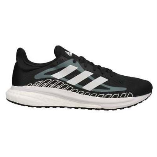 Adidas FW1005 Solar Glide St 3 Mens Running Sneakers Shoes - Black White