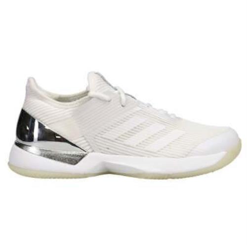 Adidas EF2463 Adizero Ubersonic 3 Womens Tennis Sneakers Shoes Casual - White