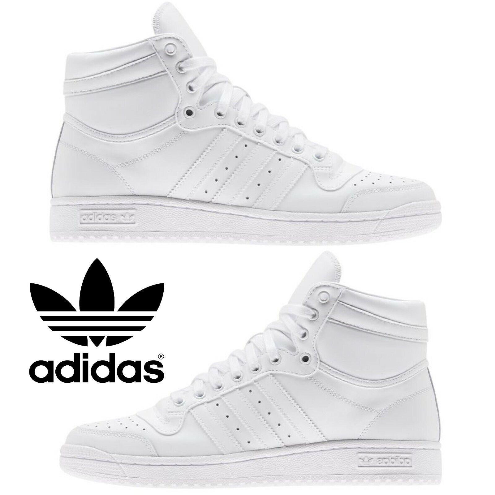 Adidas Originals Top Ten Hi Men`s Sneakers Comfort Casual Shoes White