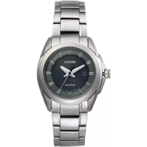 Citizen Eco-drive Dark Grey Dial Stainless Steel Women s Watch EW1511-52H