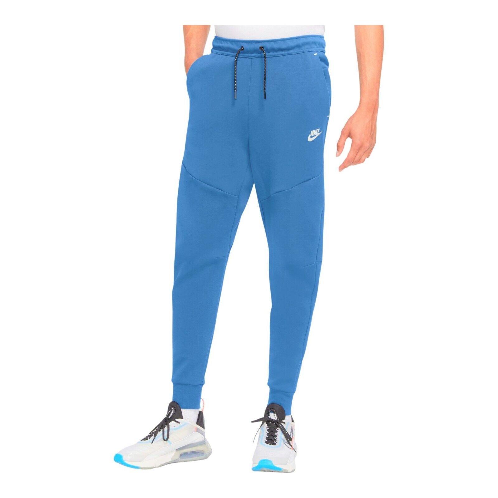 Nike Men`s Sportswear Tech Fleece Joggers Dark Marina Blue CU4495-407 g