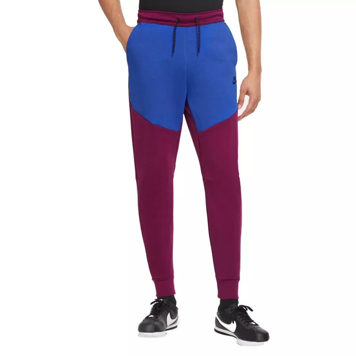 Nike Men`s Sportswear Tech Fleece Joggers Sangria/game Royal CU4495-610 g