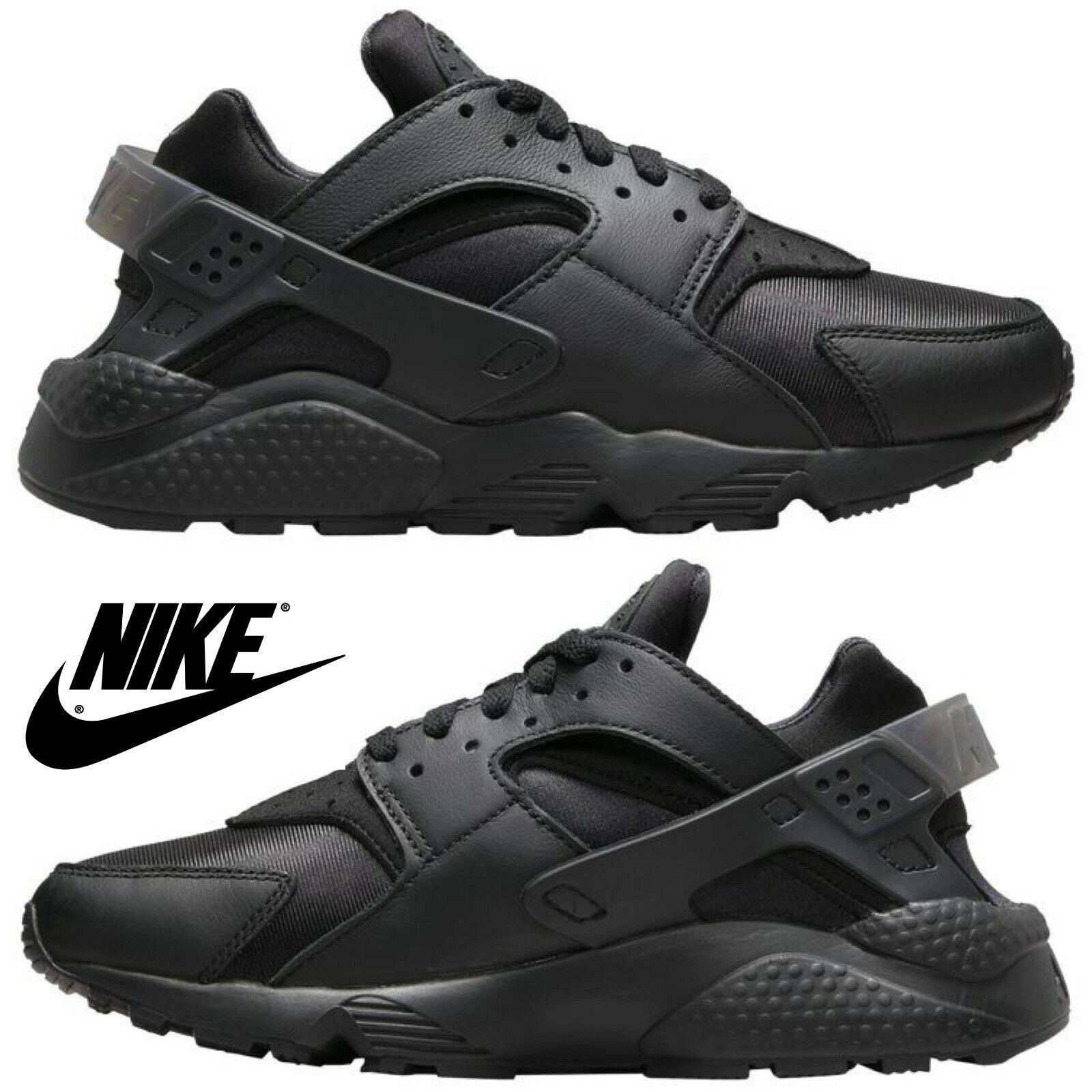 Nike Air Huarache Women`s Casual Shoes Running Athletic Comfort Sport Black - Black , Black/Black/Anthracite Manufacturer