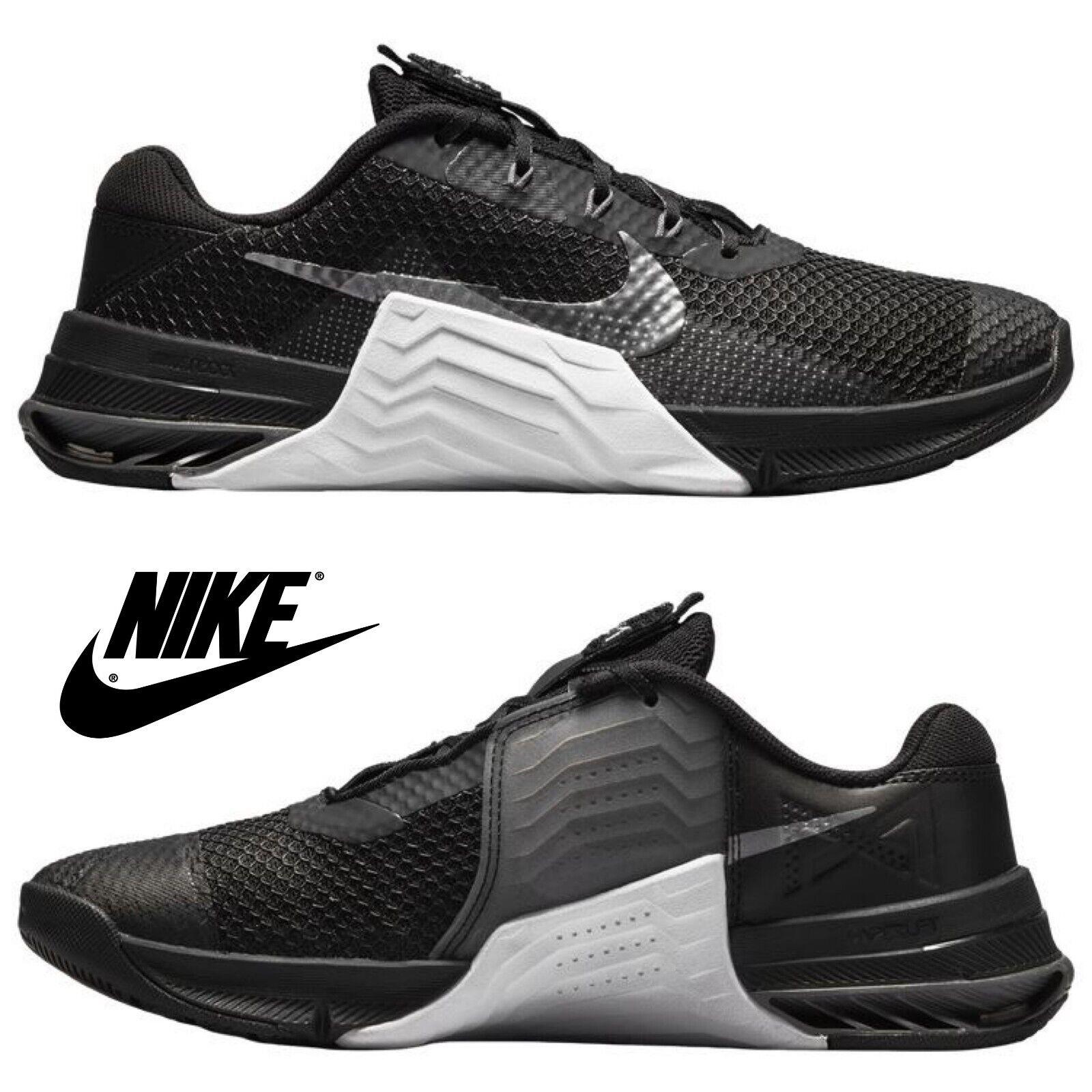 Nike Metcon 7 Women`s Running Shoes Casual Sneakers Walking Sport Gym Black - Black , Black/Metallic Dk Gray Manufacturer
