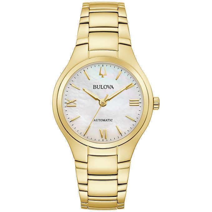 Bulova 97L169 Classic Mother-of-pearl Stainless Steel Ladies Automatic Watch