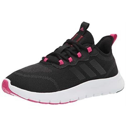 Adidas Vario Sport LTP61 Women`s Black Athletic Running Sneaker Shoes Size US 6