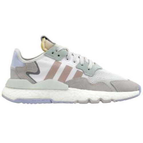 Adidas EG9197 Nite Jogger Womens Sneakers Shoes Casual - Beige White - Size