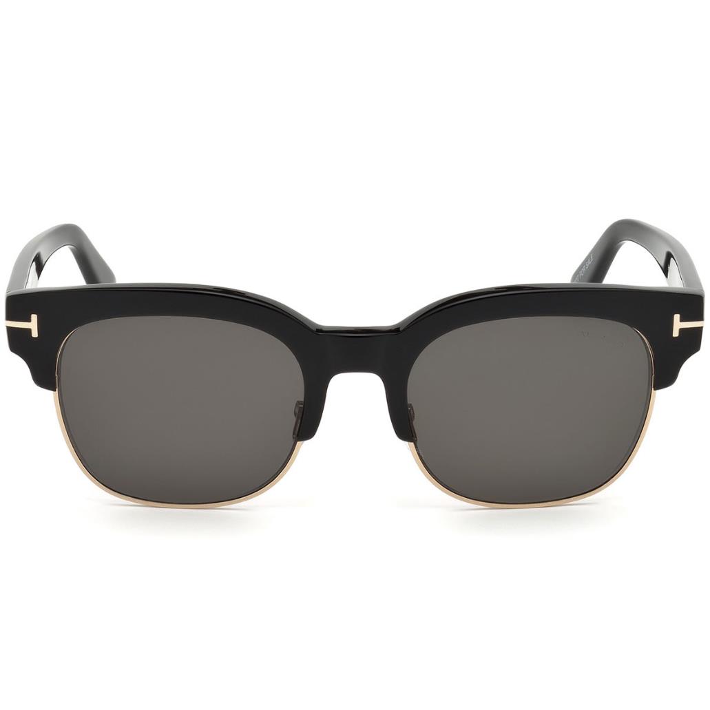 Tom Ford sunglasses  - Shiny Black Frame, Gray Smoke Lens