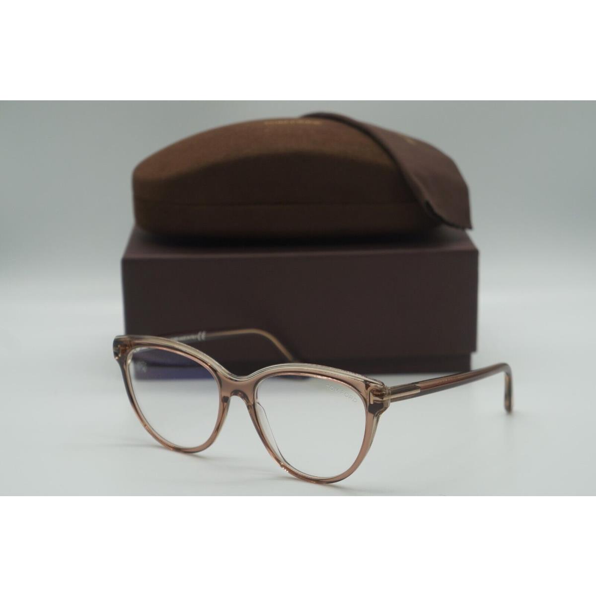 Tom Ford TF 5618-B 045 Brown Blue Block Eyeglasses Frames 54-17 - Tom Ford  eyeglasses - 889214074515 | Fash Brands