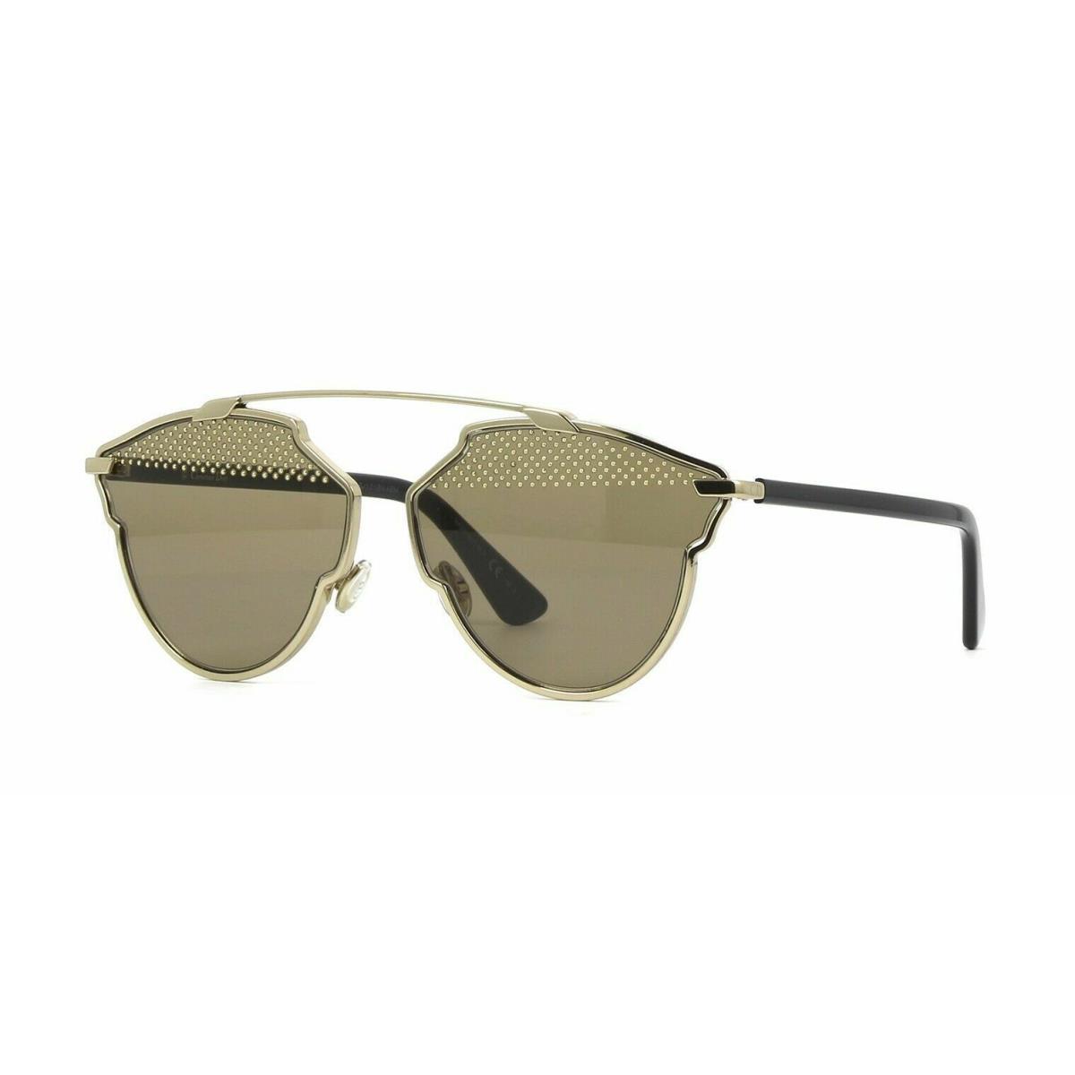 Christian Dior So Real S Studded RHL/5V Gold/black Sunglasses