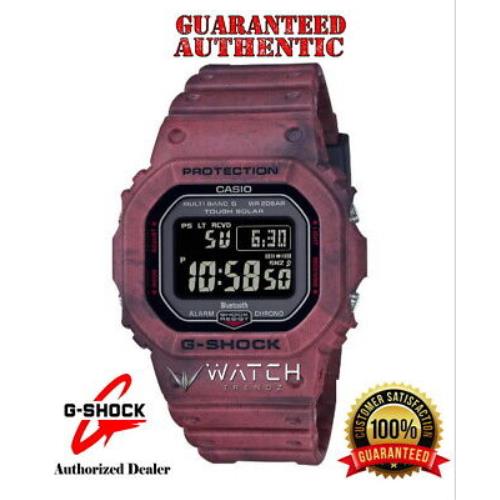 Casio G-shock GWB5600SL-4 Sandy Desert Style Red Black Digital Watch