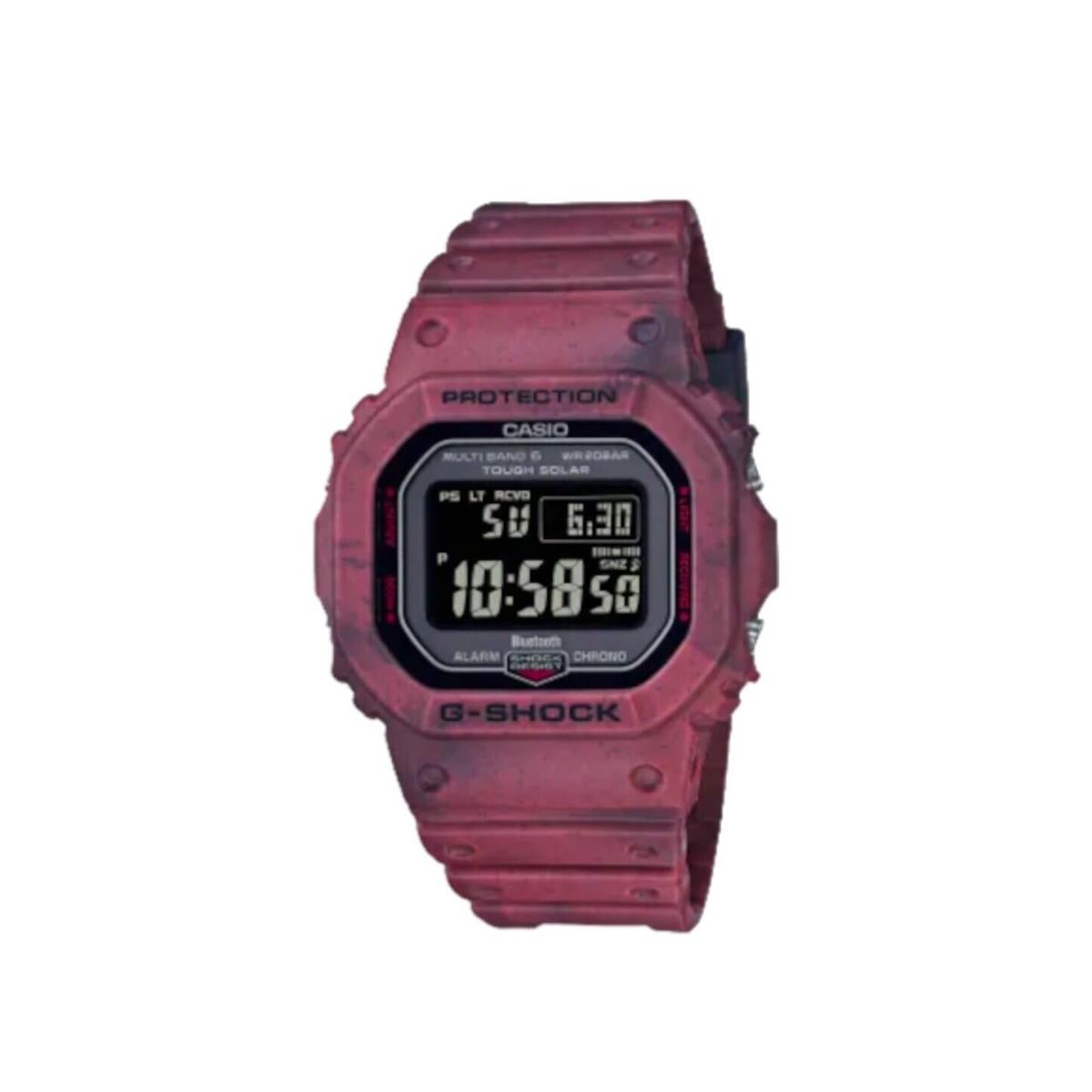 Casio G-shock GWB5600SL-4 Digital Red Sandy Desert Resin Strap Watch