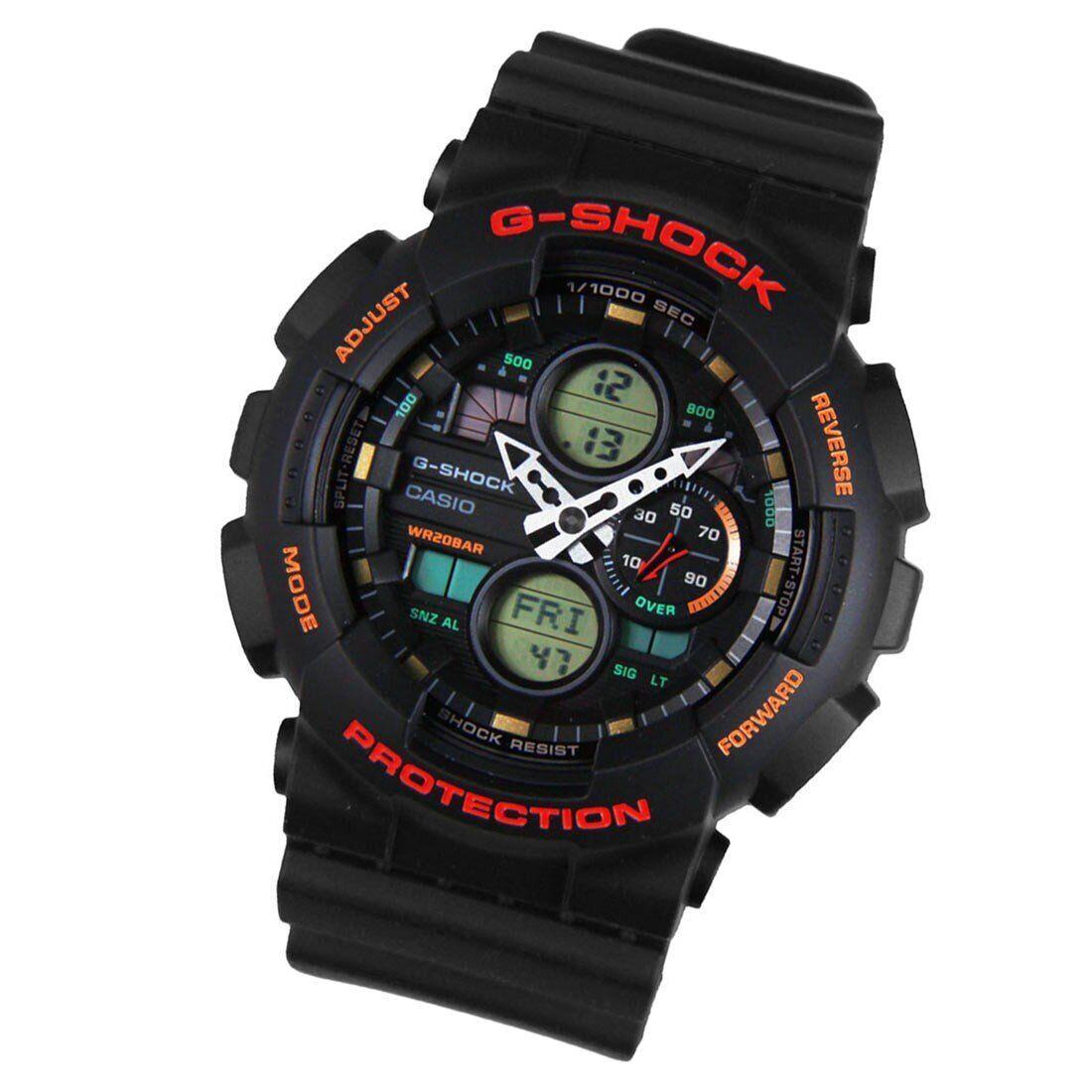 Casio G-shock GA-140-1A4 Shock Resistance Quartz 200M Analog Digital Men`s Watch