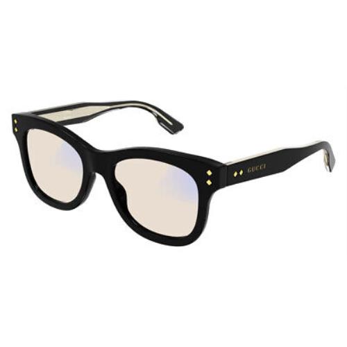 Gucci GG1086S Sunglasses Black Transparent Photochromatic 51