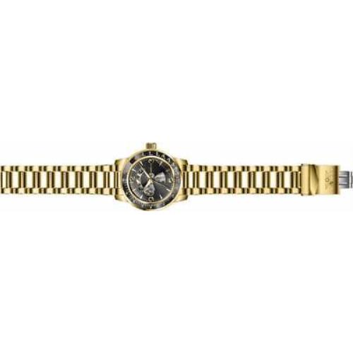 Invicta watch Specialty - Black Dial, Gold Band, Black Bezel