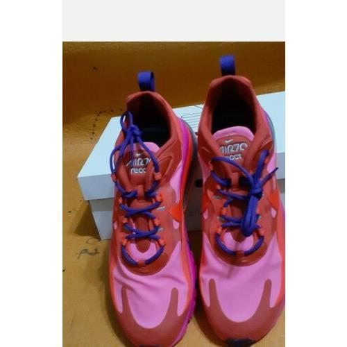 Nike Air Max 270 React Men`s Running Shoes AO4971 600 Sz 11 - MYSTIC RED / BRIGHT CRIMSON , MYSTIC RED / BRIGHT CRIMSON Manufacturer